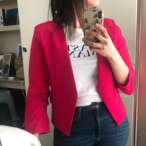 Fuchsia blazer. Size M